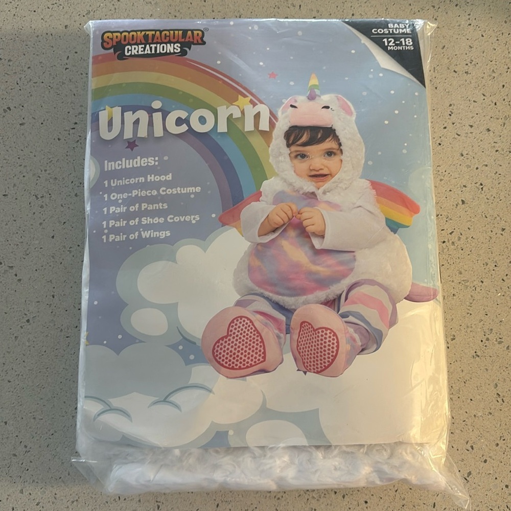 Unicorn Rainbow Costume 12-18 Months 🦄🌈 - Picture 2 of 4